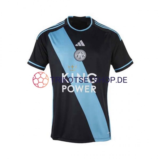 Leicester City 2023-2024 Herren Trikot Auswärts Kurzarm
