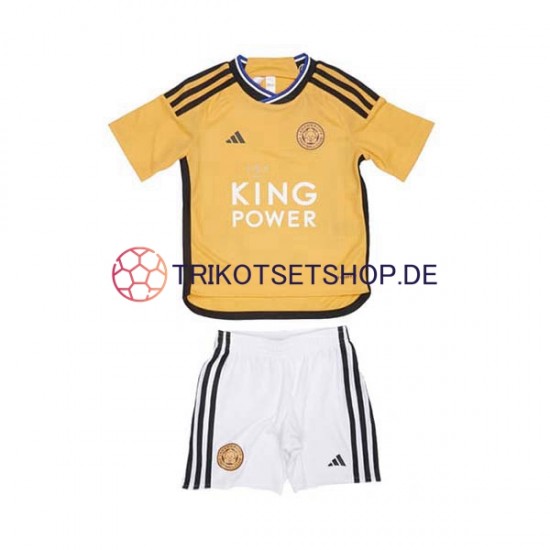 Leicester City 2023-2024 Kinder Trikotset Ausweich Kurzarm