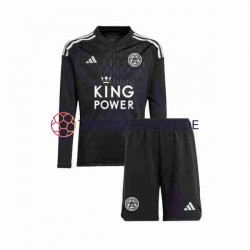Leicester City 2023-2024 Torwart Kinder Trikotset Ausweich Langarm