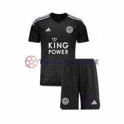 Leicester City 2023-2024 Torwart Kinder Trikotset Ausweich Kurzarm