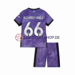 Liverpool Alexander-Arnold 66 2023-2024 Kinder Trikotset Ausweich Kurzarm