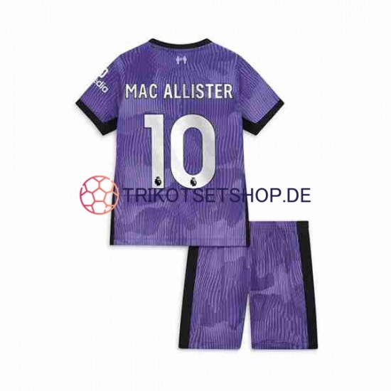 Liverpool Alexis Mac Allister 10 2023-2024 Kinder Trikotset Ausweich Kurzarm