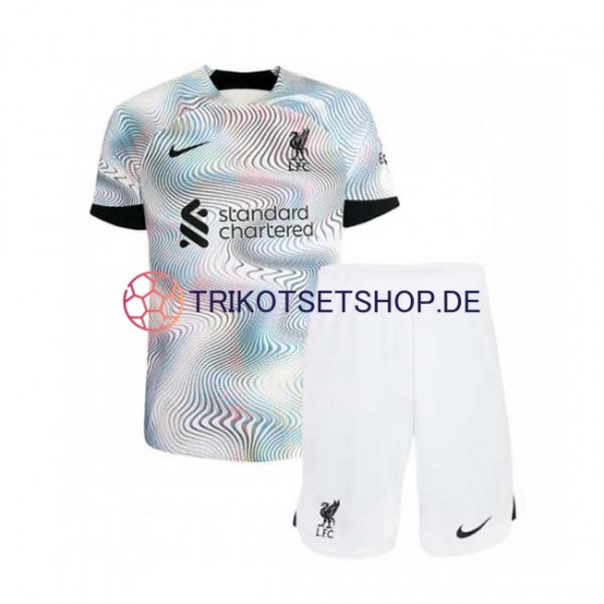 Liverpool 2022-2023 Kinder Trikotset Auswärts Kurzarm