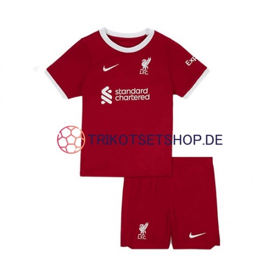 Liverpool 2023-2024 Kinder Trikotset Heim Kurzarm