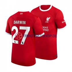 Liverpool Darwin Nunez 27 2023-2024 Herren Trikot Heim Kurzarm