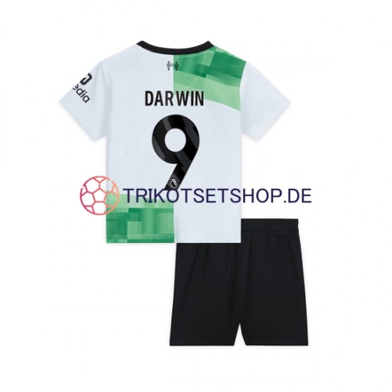 Liverpool Darwin Nunez 9 2023-2024 Kinder Trikotset Auswärts Kurzarm