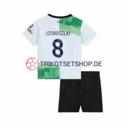 Liverpool Dominik Szoboszlai 8 2023 Kinder Trikotset Auswärts Kurzarm