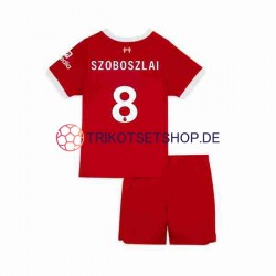 Liverpool Dominik Szoboszlai 8 2023 Kinder Trikotset Heim Kurzarm