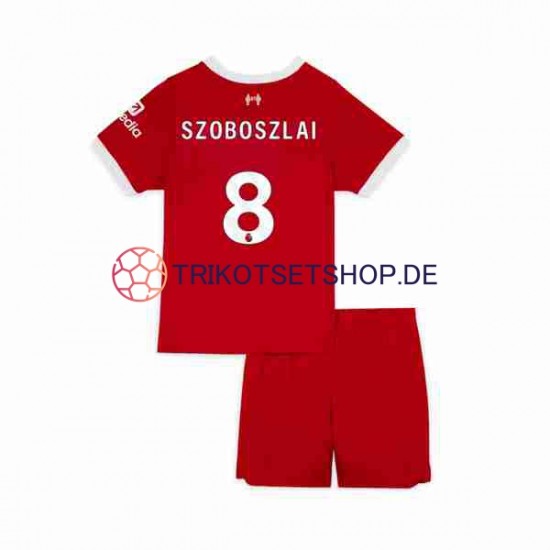 Liverpool Dominik Szoboszlai 8 2023 Kinder Trikotset Heim Kurzarm