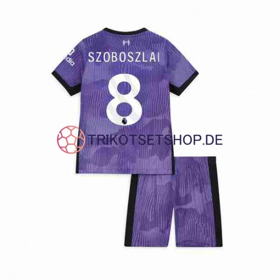 Liverpool Dominik Szoboszlai 8 2023 Kinder Trikotset Ausweich Kurzarm