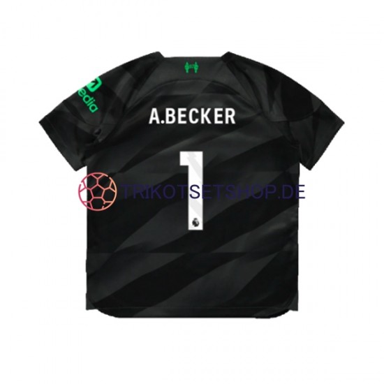 Liverpool A.Becker 1 2023-2024 Torwart Herren Trikot Auswärts Kurzarm