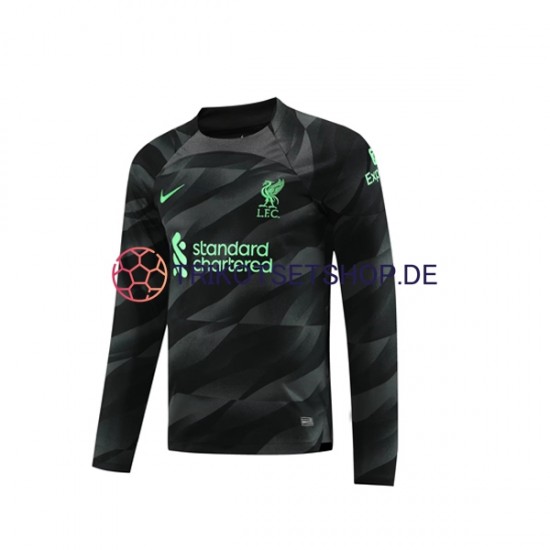 Liverpool 2023-2024 Torwart Herren Trikot Auswärts Langarm