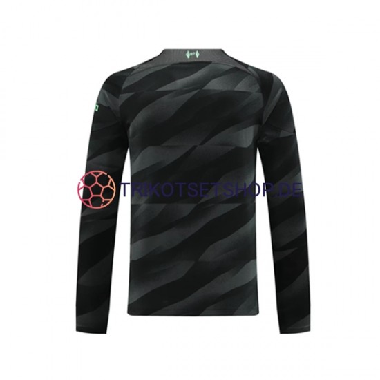 Liverpool 2023-2024 Torwart Herren Trikot Auswärts Langarm