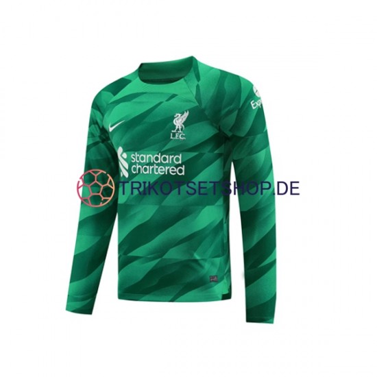 Liverpool 2023-2024 Torwart Herren Trikot Heim Langarm