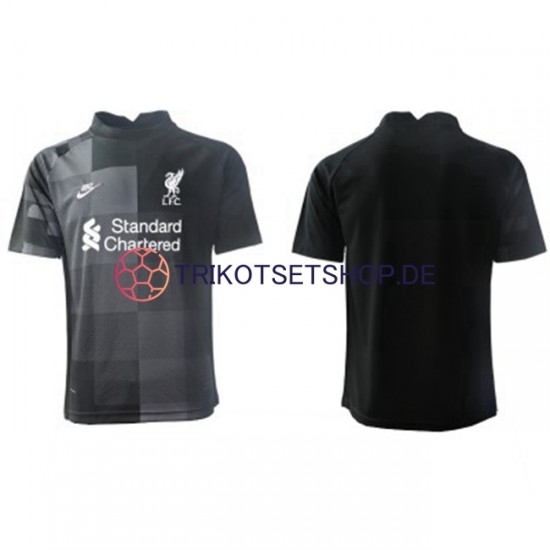 Liverpool 2021-2022 Torwart Herren Trikot Ausweich Kurzarm