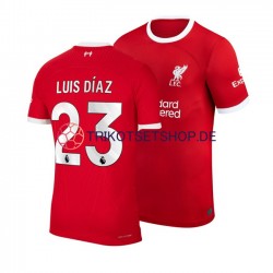 Liverpool Luis Diaz 23 2023-2024 Herren Trikot Heim Kurzarm