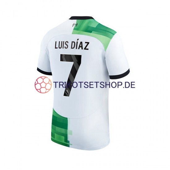 Liverpool Luis Diaz 7 2023-2024 Herren Trikot Auswärts Kurzarm