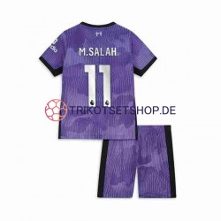 Liverpool M.Salah 11 2023-2024 Kinder Trikotset Ausweich Kurzarm
