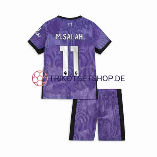 Liverpool M.Salah 11 2023-2024 Kinder Trikotset Ausweich Kurzarm