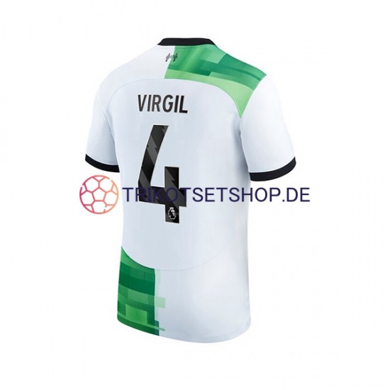 Liverpool Virgil van Dijk 4 2023-2024 Herren Trikot Auswärts Kurzarm