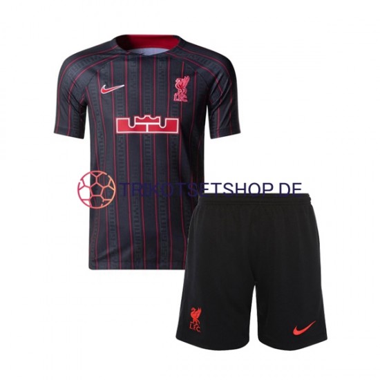 Liverpool x LeBron James 2022-2023 Kinder Trikotset Heim Kurzarm