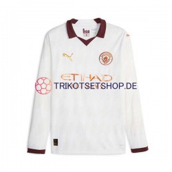 Manchester City 2023-2024 Herren Trikot Auswärts Langarm