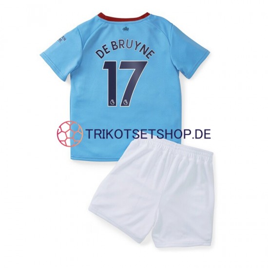 Manchester City De Bruyne 17 2022-2023 Kinder Trikotset Heim Kurzarm
