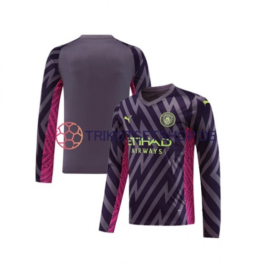 Manchester City 2023-2024 Torwart Herren Trikot Auswärts Langarm