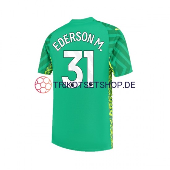 Manchester City Ederson Moraes 31 2023-2024 Torwart Herren Trikot Heim Kurzarm