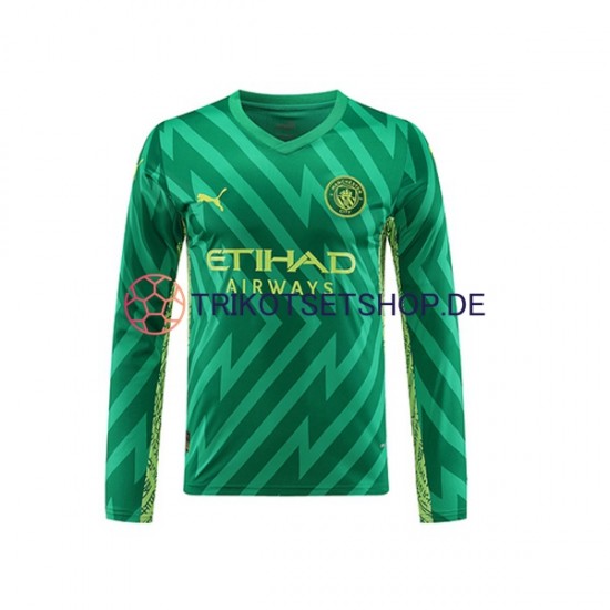 Manchester City 2023-2024 Torwart Herren Trikot Heim Langarm