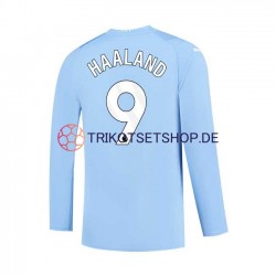 Manchester City Haaland 9 2023-2024 Herren Trikot Heim Langarm