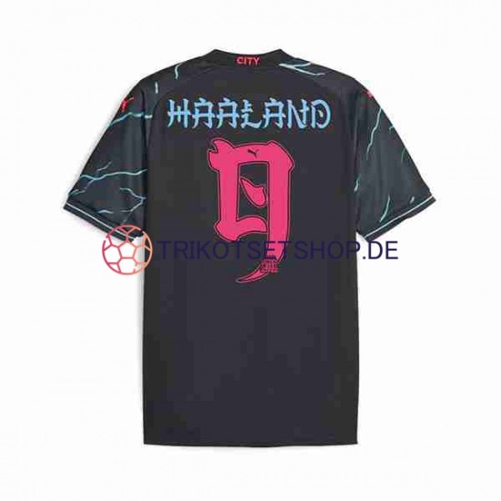 Japan Manchester City Haaland 9 ese Tour Printing 2023-2024 Herren Trikot Ausweich Kurzarm