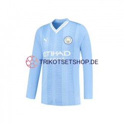 Manchester City 2023-2024 Herren Trikot Heim Langarm
