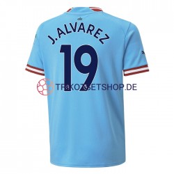 Manchester City J. ALVAREZ 19 2022-2023 Herren Trikot Heim Kurzarm