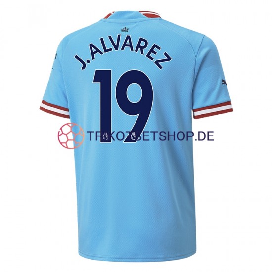 Manchester City J. ALVAREZ 19 2022-2023 Herren Trikot Heim Kurzarm