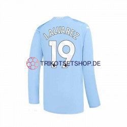 Manchester City J. ALVAREZ 19 2023-2024 Herren Trikot Heim Langarm