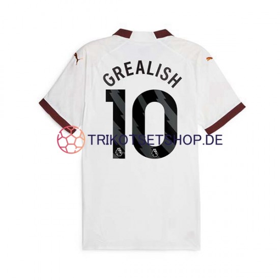 Manchester City Jack Grealish 10 2023-2024 Herren Trikot Auswärts Kurzarm