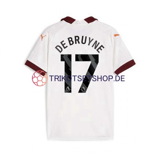 Manchester City Kevin De Bruyne 17 2023-2024 Herren Trikot Auswärts Kurzarm