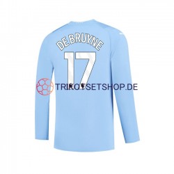 Manchester City Kevin De Bruyne 17 2023-2024 Herren Trikot Heim Langarm