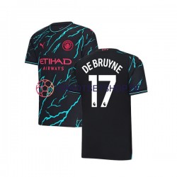 Manchester City Kevin De Bruyne 17 2023-2024 Herren Trikot Ausweich Kurzarm