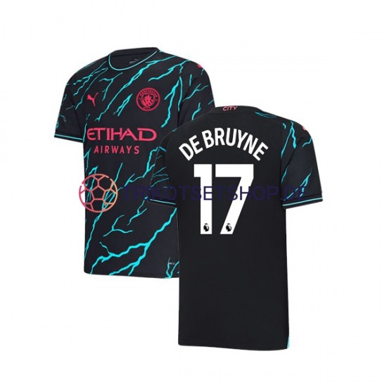 Manchester City Kevin De Bruyne 17 2023-2024 Herren Trikot Ausweich Kurzarm