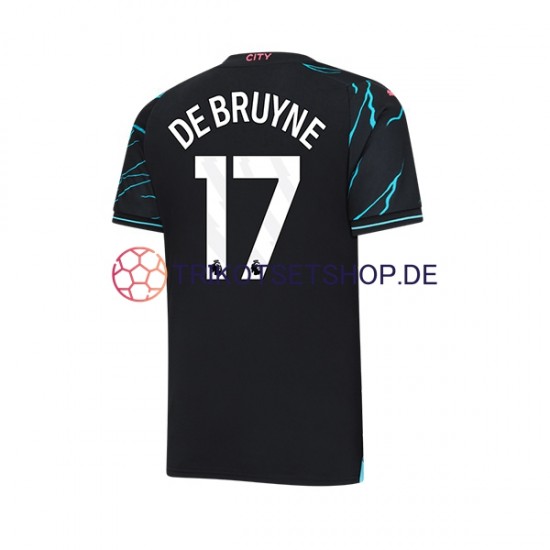 Manchester City Kevin De Bruyne 17 2023-2024 Herren Trikot Ausweich Kurzarm