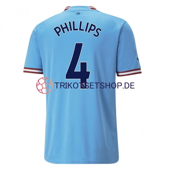 Manchester City PHILLIPS 4 2022-2023 Herren Trikot Heim Kurzarm