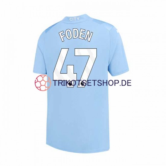 Manchester City Phil Foden 47 2023-2024 Herren Trikot Heim Kurzarm