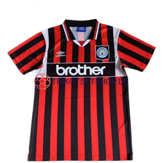 Manchester City Retro 1996 Herren Trikot Auswärts Kurzarm
