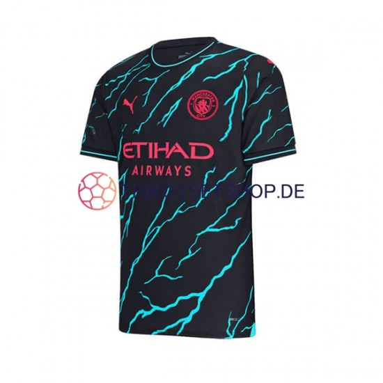 Manchester City Rodri Hernandez 16 2023-2024 Herren Trikot Ausweich Kurzarm