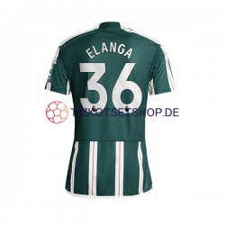 Manchester United Anthony Elanga 36 2023-2024 Herren Trikot Auswärts Kurzarm