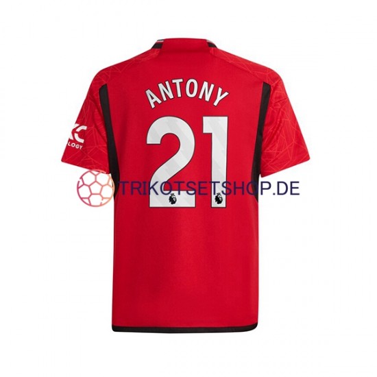 Manchester United Antony Matheus 21 2023-2024 Herren Trikot Heim Kurzarm