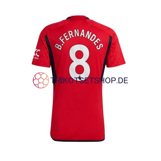 Manchester United B.Fernandes 8 2023-2024 Herren Trikot Heim Kurzarm