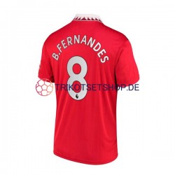 Manchester United Bruno Fernandes 8 2022-2023 Herren Trikot Heim Kurzarm
